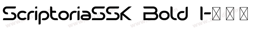 ScriptoriaSSK Bold I字体转换 ScriptoriaSSK Bold I字体转换